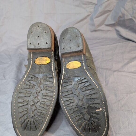 Durango Boots Lace Up Grey Green Leather Men Size 9 - Picture 8 of 8